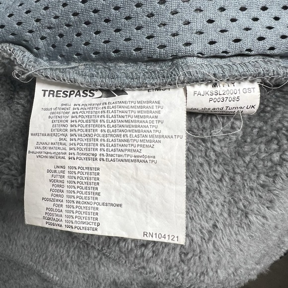 Trespass Purple Women's S Long Softshell Jacket Hooded Fleece Lined Waterproof - Picture 8 of 10